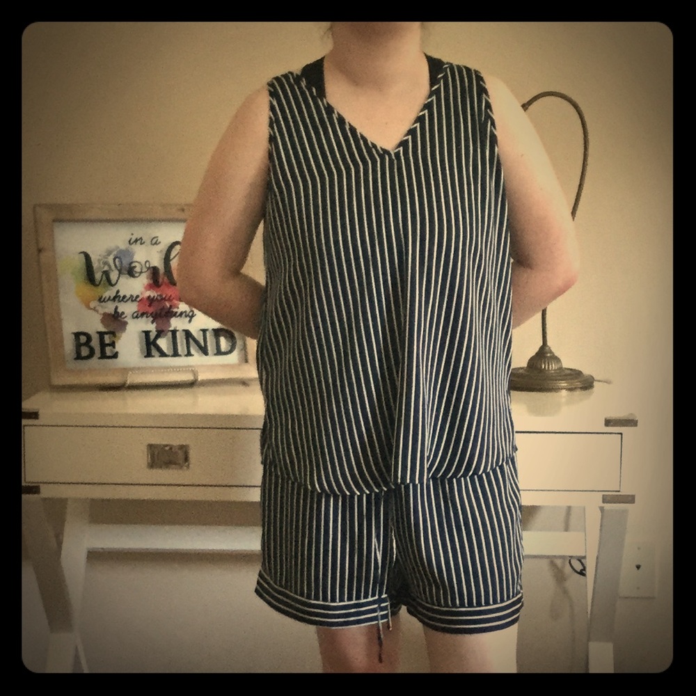 Ann Taylor Sleep Striped Pajama Set